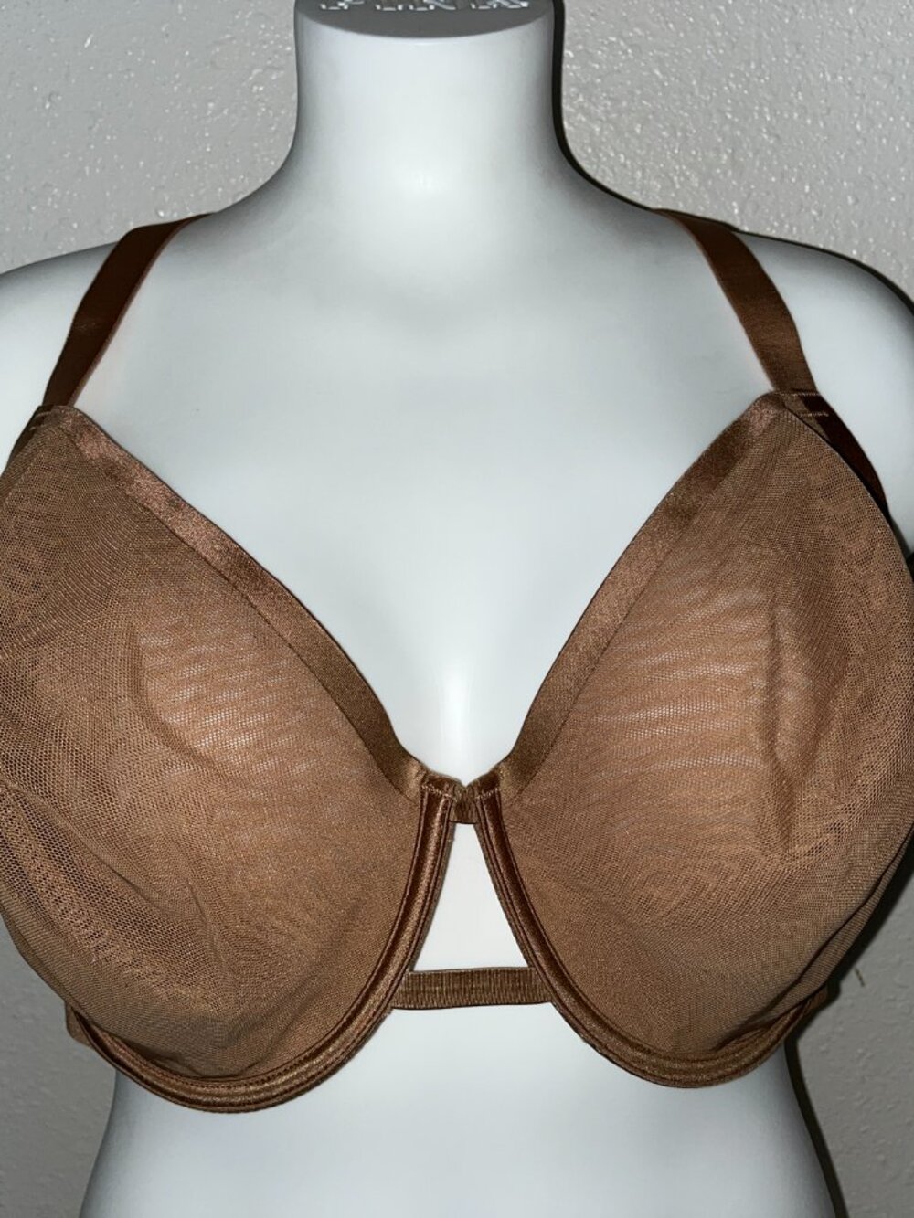 AUDEN MESH UNLINED DEMI BRA SZ 48D